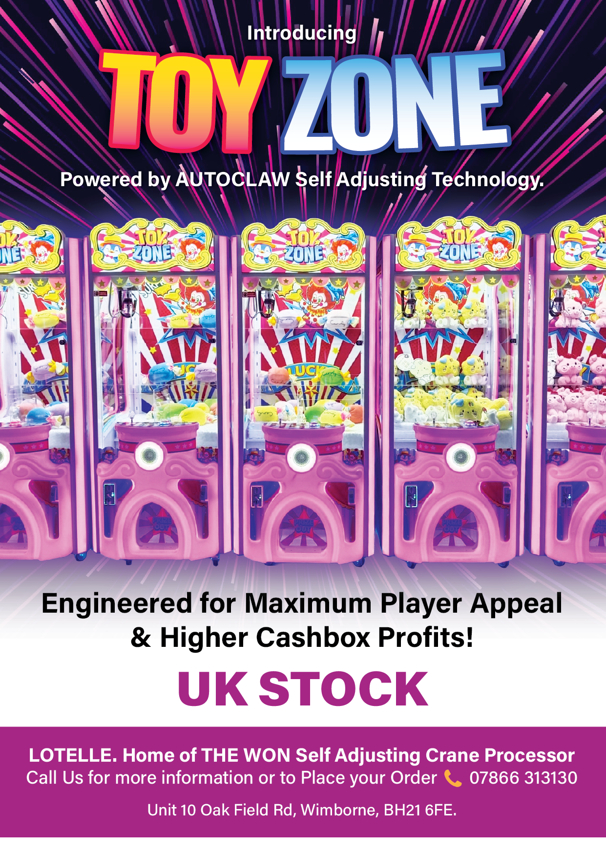 Toy Zone Arcade Machine